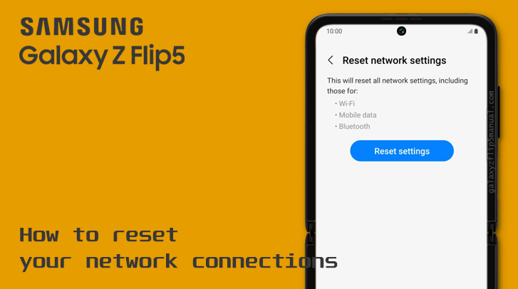 reset network settings on samsung flip 5