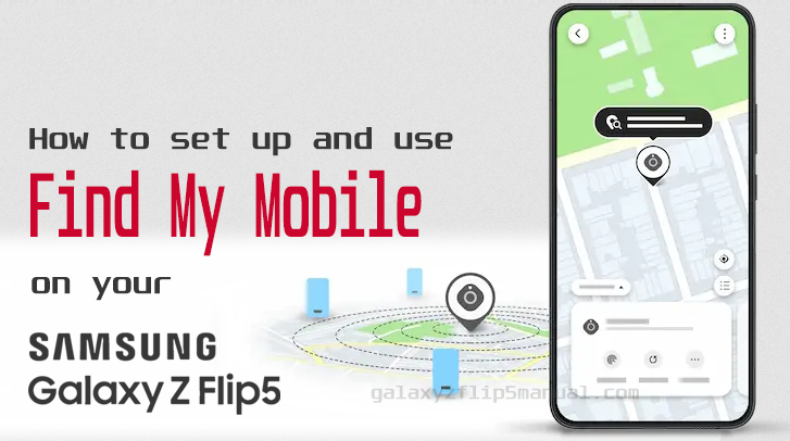 activate find my mobile on samsung flip 5